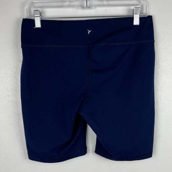 Old Navy Active Womens Bike Shorts Athletic Spandex Dark Blue Mid Rise Large - Picture 4 of 9